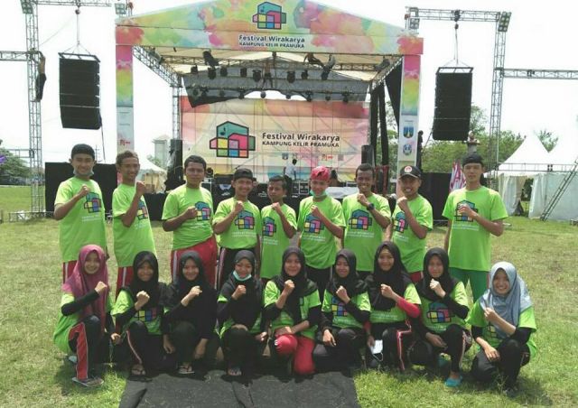 Ratusan Anggota Pramuka Penegak Ikut Serta Perkemahan Wirakarya Pramuka Festifal Kampung Kelir 2017